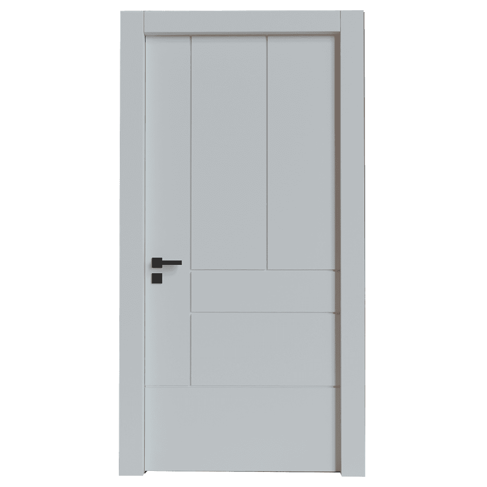 Teta Home T-6013 İç Oda Mdf Lake Kapı Beyaz - 87x203 - 18/21 - WC-Banyo