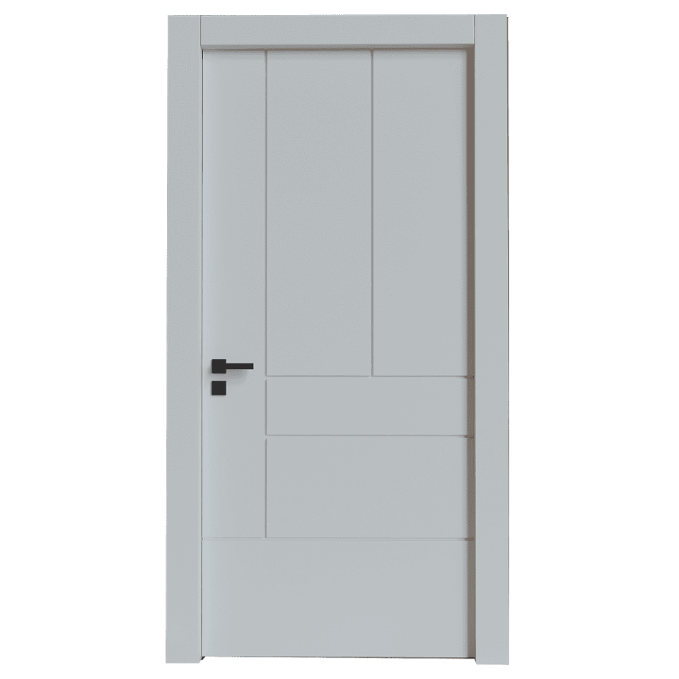 Teta Home T-6013 İç Oda Mdf Lake Kapı Beyaz - 87x203 - 14/17 - WC-Banyo