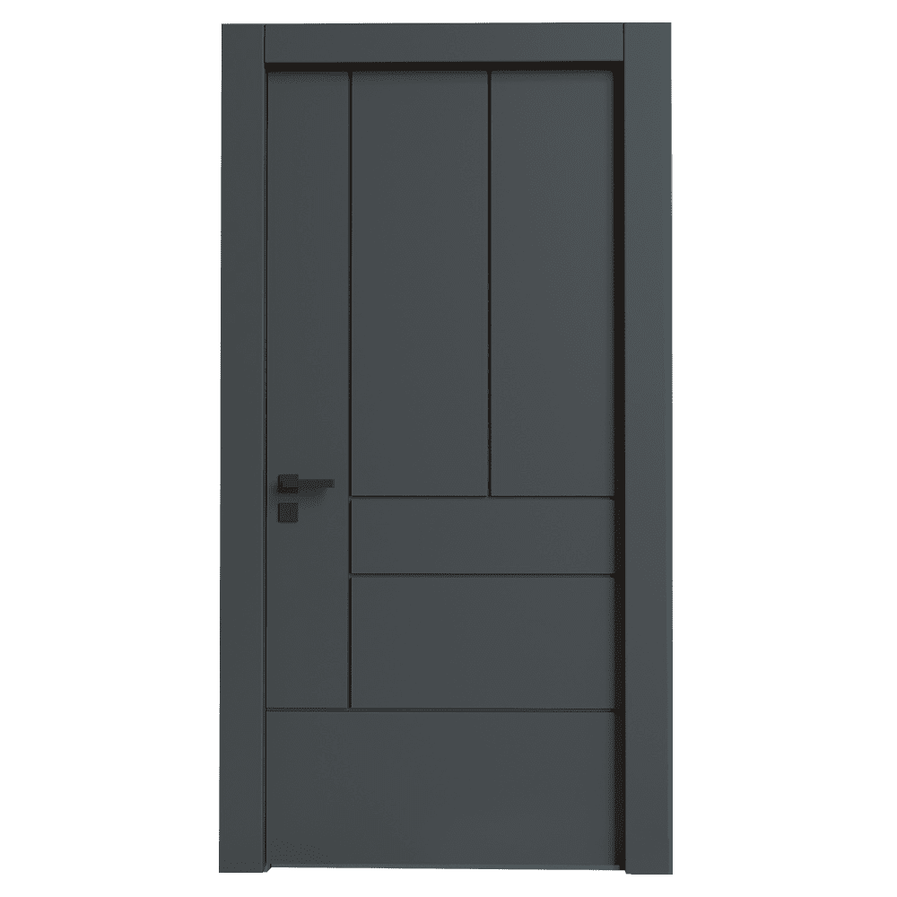 Teta Home T-6013 İç Oda Mdf Lake Kapı Antrasit - 87x203 - 10/13 - Oda
