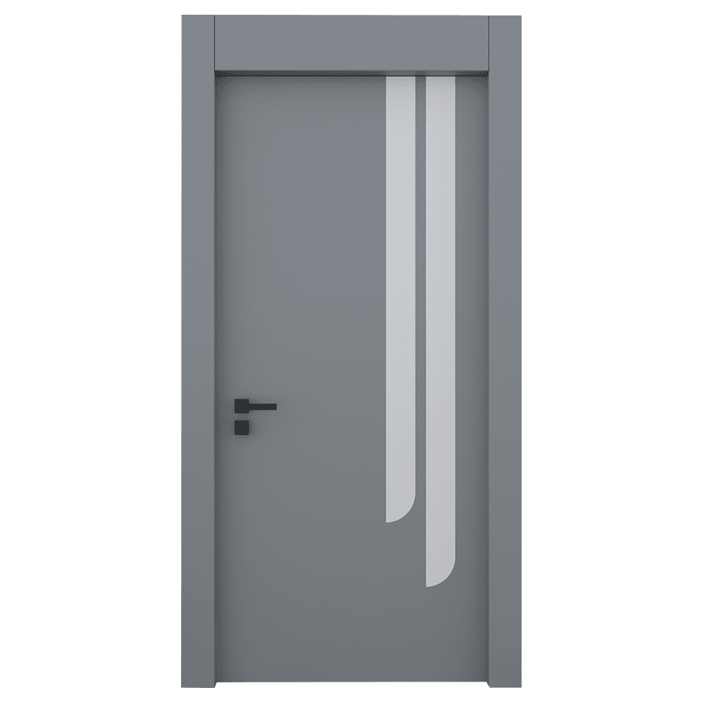 Teta Home L-8001 İç Oda Mdf Lake Kapı Gri - 87x203 - 18/21 - WC-Banyo