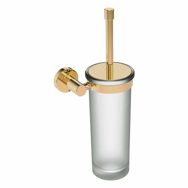 Hafele Tuvalet Fırçalık Ozo Duvara Monte Parlak Altın Renk