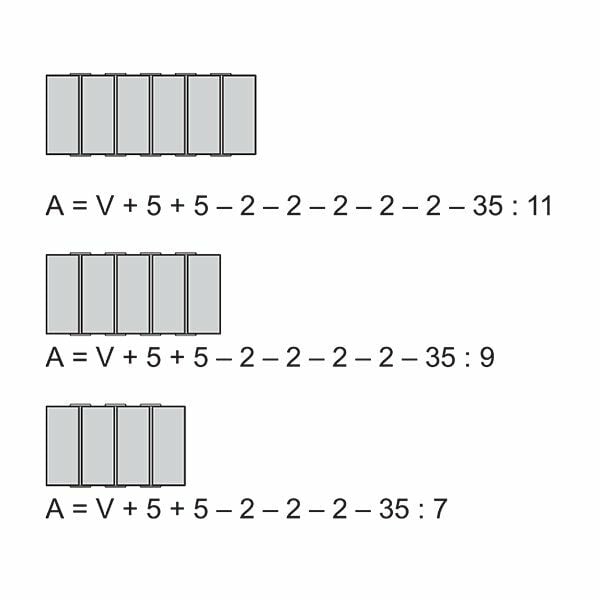 Hafele FOLD50-K Kayar katlanır ek set, 1K
