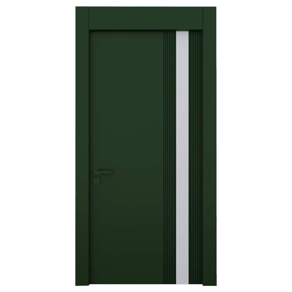 Teta Home L-8002 İç Oda Mdf Lake Kapı Yeşil - 87x203 - 14/17 - WC-Banyo