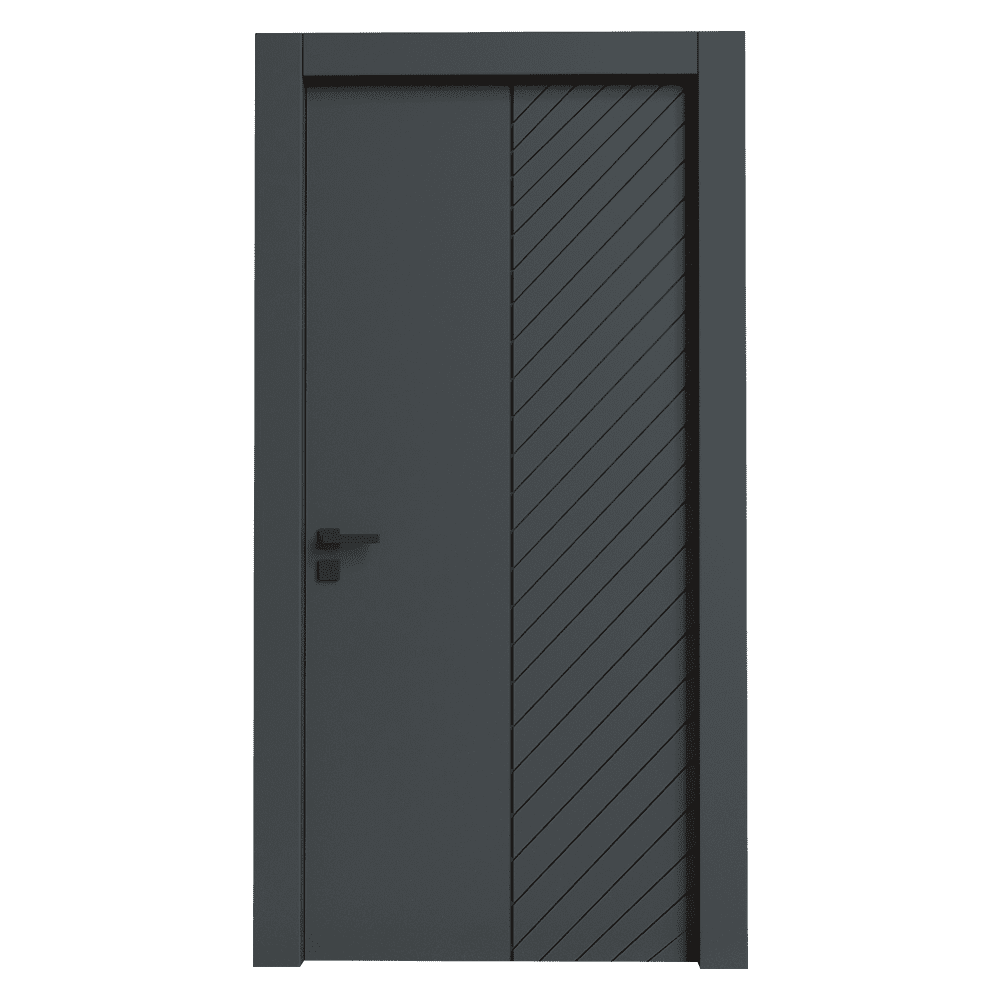 Teta Home S-7007 İç Oda Mdf Lake Kapı Antrasit - Oda - 77x203 - 14/17