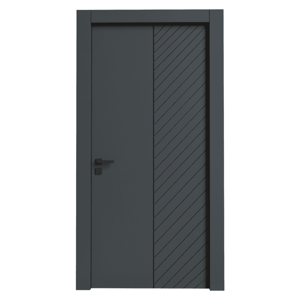 Teta Home S-7007 İç Oda Mdf Lake Kapı Antrasit - Oda - 77x203 - 14/17