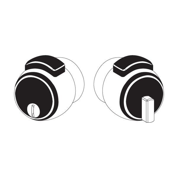 Hafele Nova Topuz Kilit Ofis Gümüş Renk