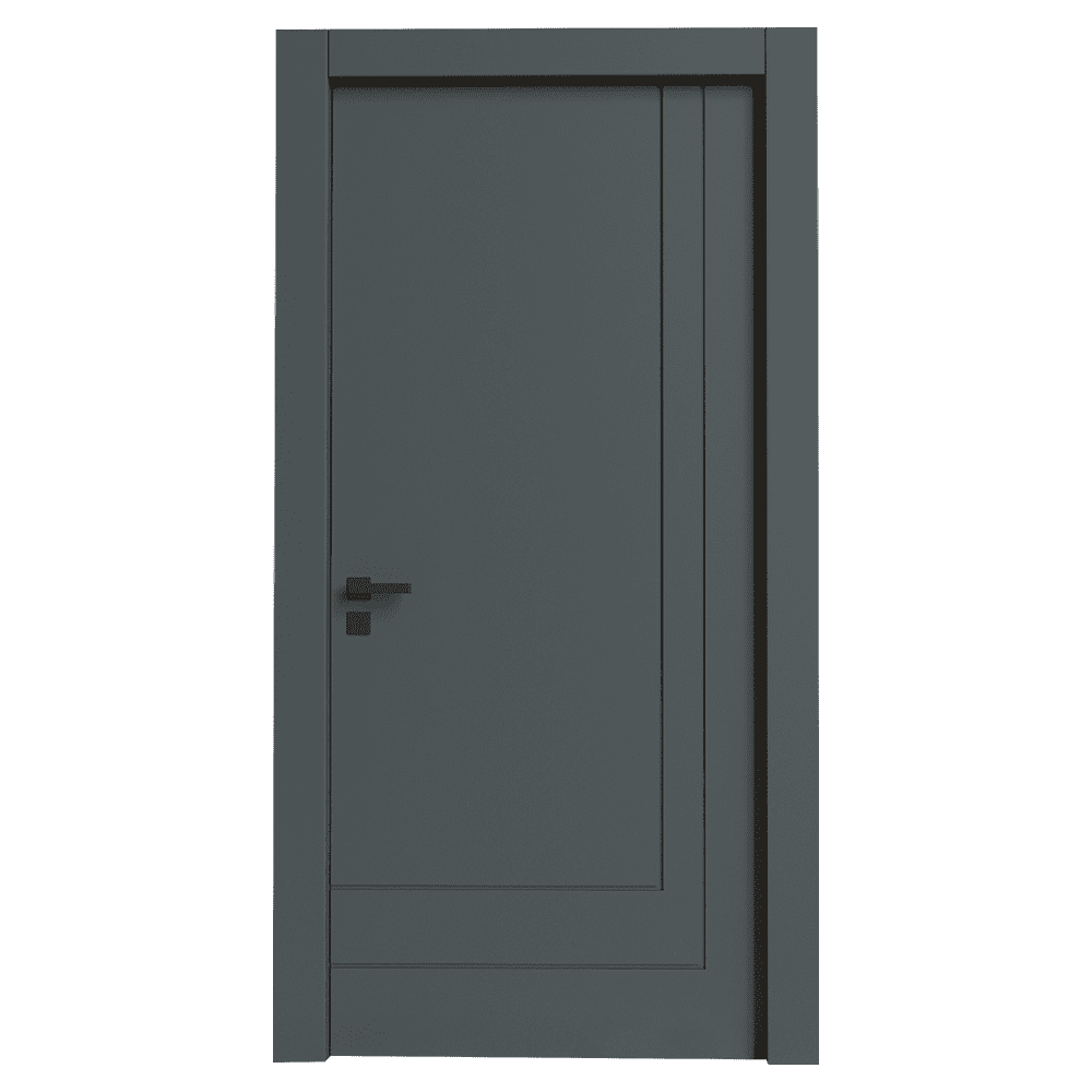 Teta Home T-6014 İç Oda Mdf Lake Kapı Antrasit - 87x203 - 18/21 - Oda