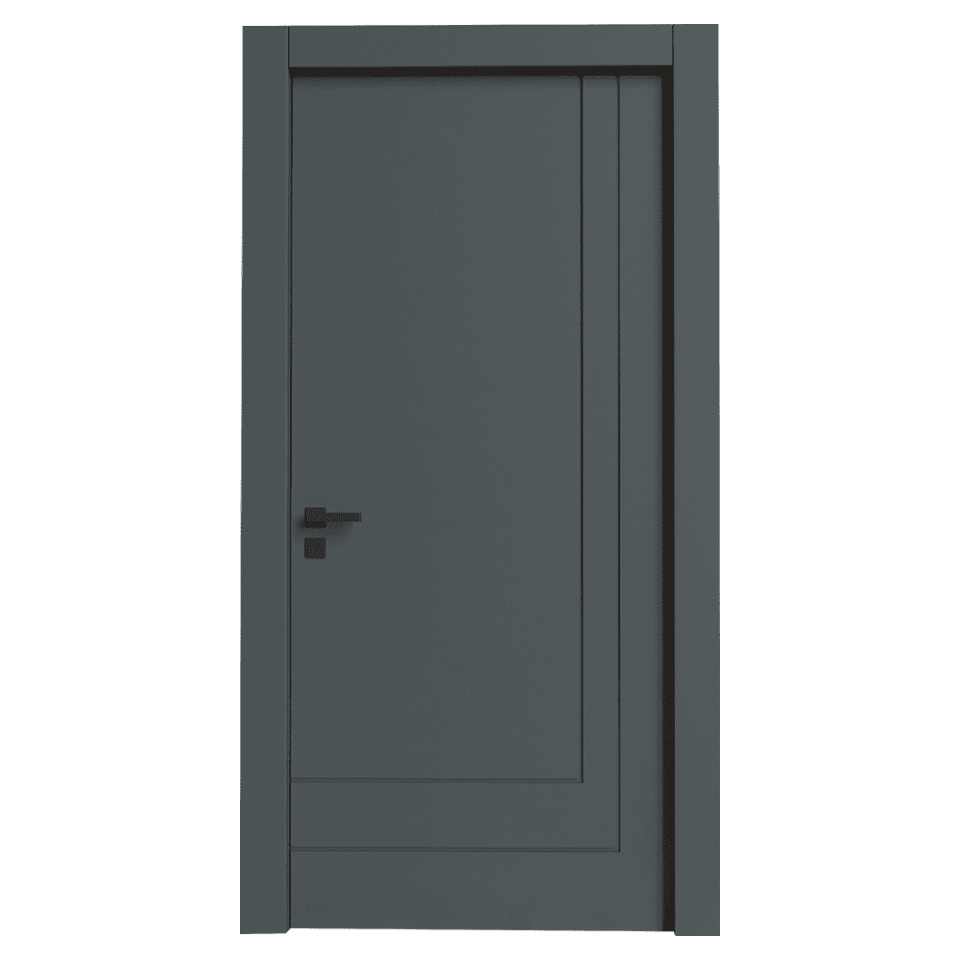 Teta Home T-6014 İç Oda Mdf Lake Kapı Antrasit - 77x203 - 10/13 - WC-Banyo