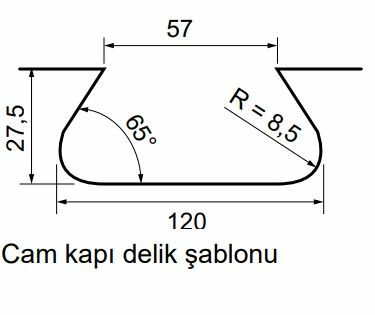 Hafele Cam Tutucu 80kg