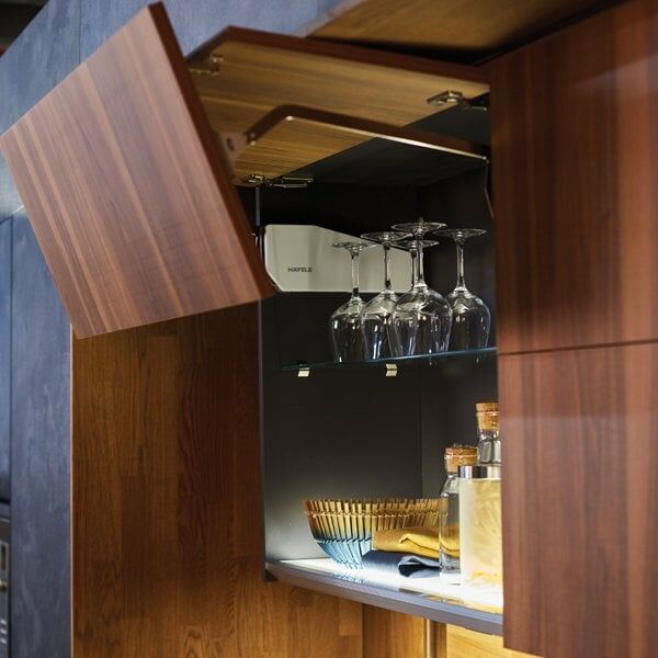 Hafele Free Fold Kalkar Katlanır Makas Seti 84-91cm/7,3-14,6kg, Antrasit Renk