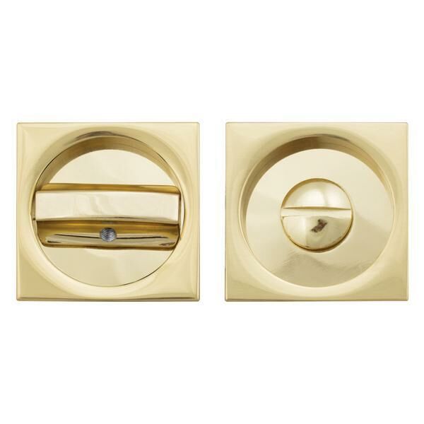 Hafele Square Wc Tipi Gömme Kulp, Parlak Pirinç Renk