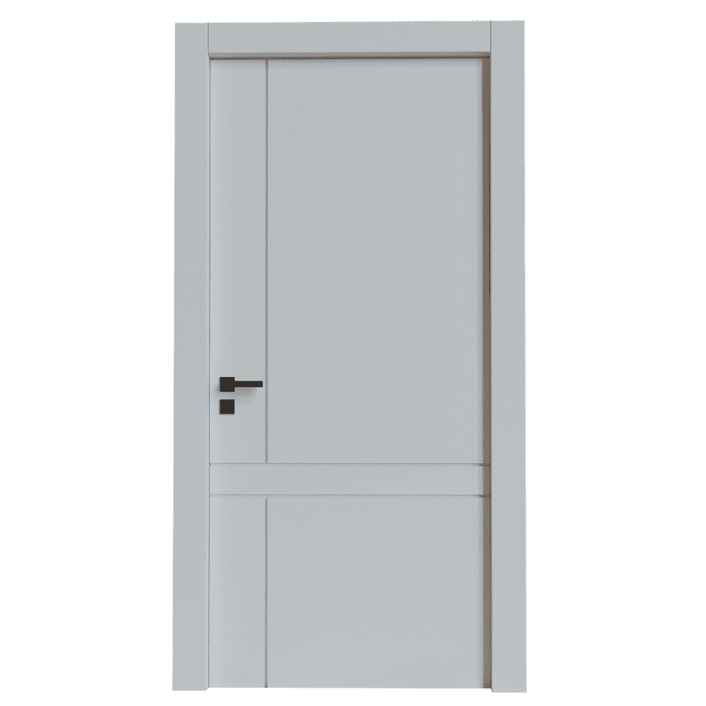 Teta Home T-6008 İç Oda Mdf Lake Kapı Beyaz - WC-Banyo - 87x203 - 10/13