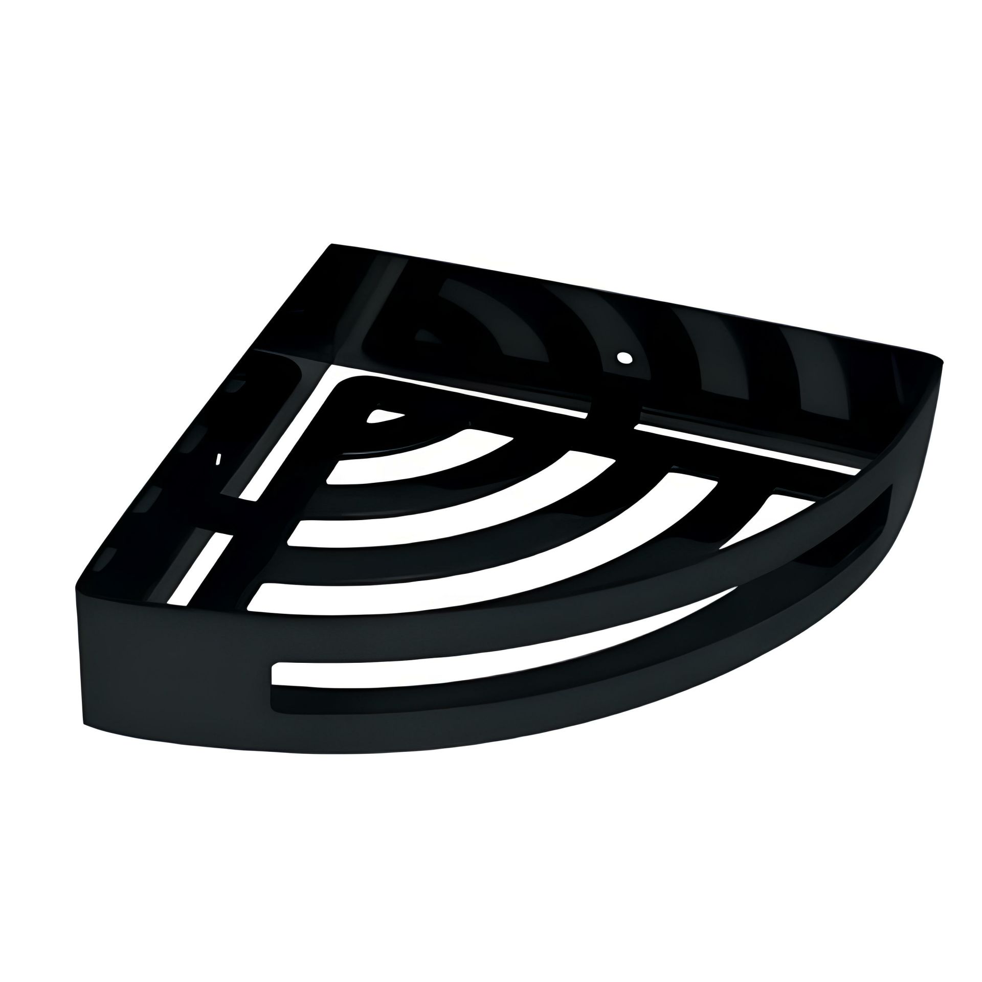 Hafele Köşe Süngerlik Shard Tekli Mat Siyah