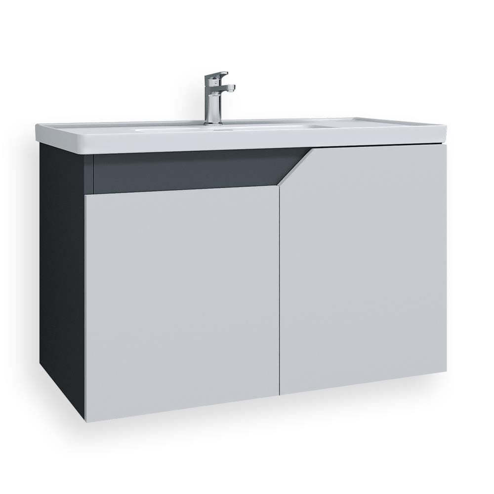 Teta Home Napoli 65 cm MDF Banyo Lavabolu Alt Dolap