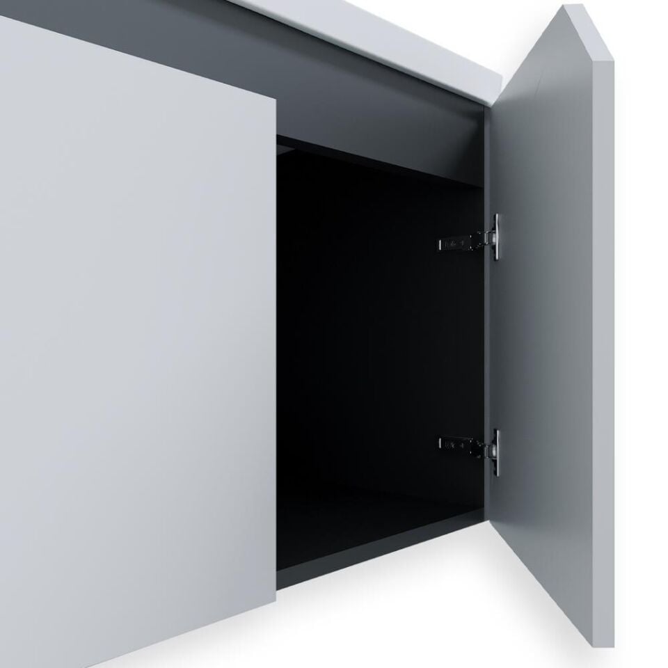 Teta Home Napoli 65 cm MDF Banyo Lavabolu Alt Dolap
