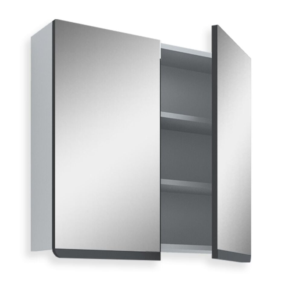 Teta Home Meksika 55 cm Mdf Banyo Aynalı Üst Dolap