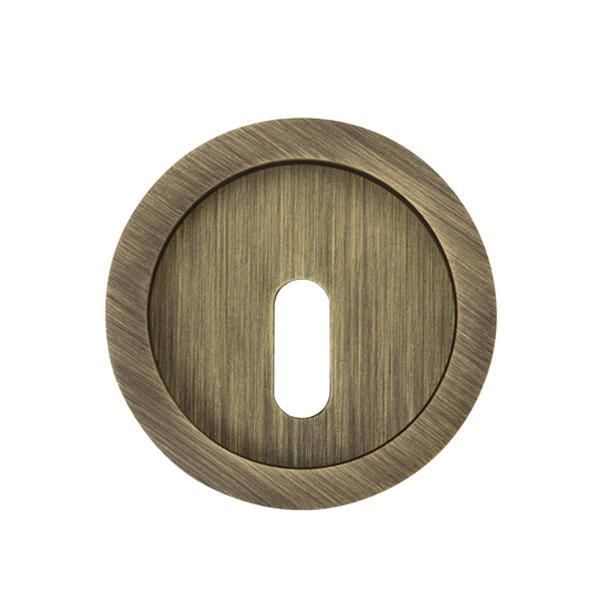 Hafele Round Oda Tipi Gömme Kulp, Antik Bronz Renk