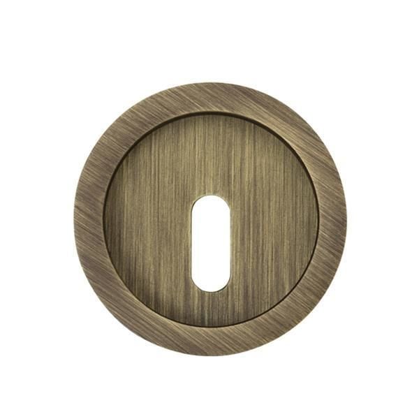 Hafele Round Oda Tipi Gömme Kulp, Antik Bronz Renk