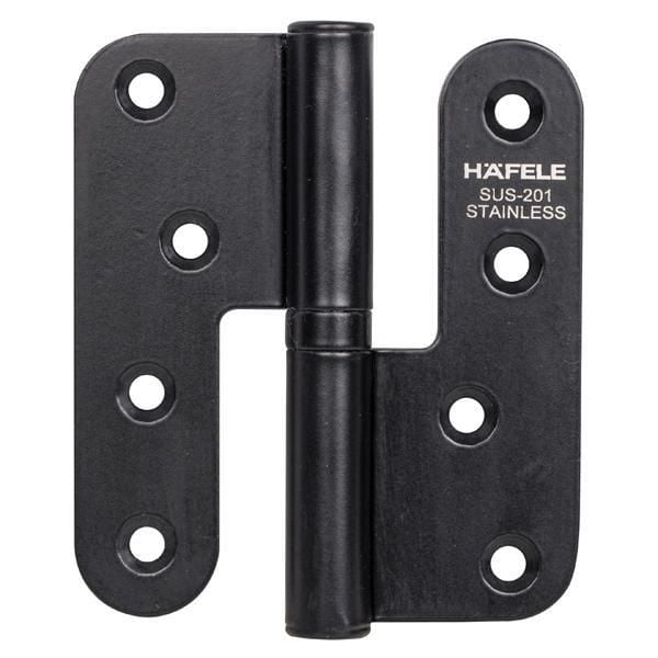 Hafele Yaprak menteşe siyah mat 201 100mm sağ