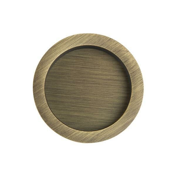 Hafele Round Pasaj Tipi Gömme Kulp, Antik Bronz Renk