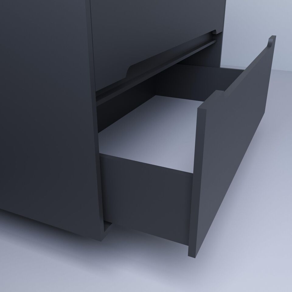 Teta Home Madrid 80 cm MDF Banyo Lavabolu Alt Dolap