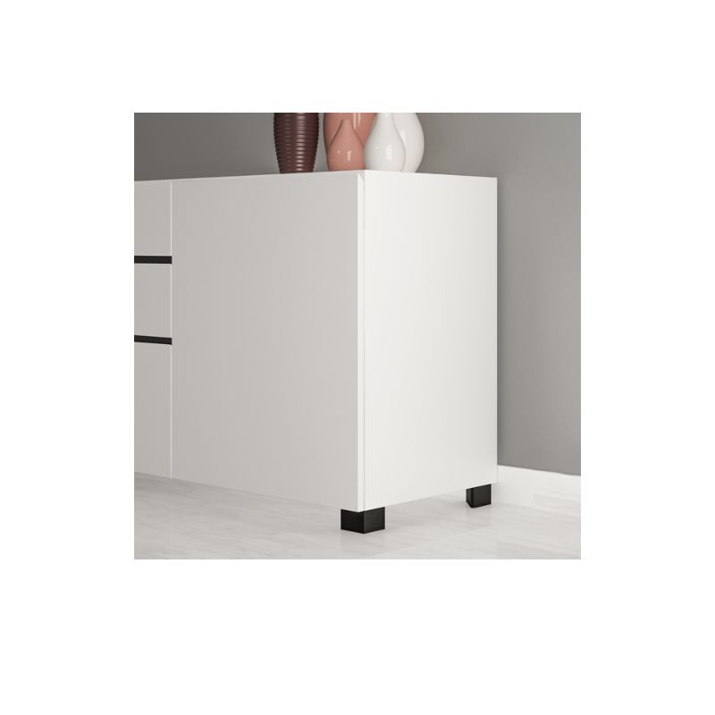 Hafele Aida Üçgen Mobilya Ayağı 80x50mm, Siyah Renk