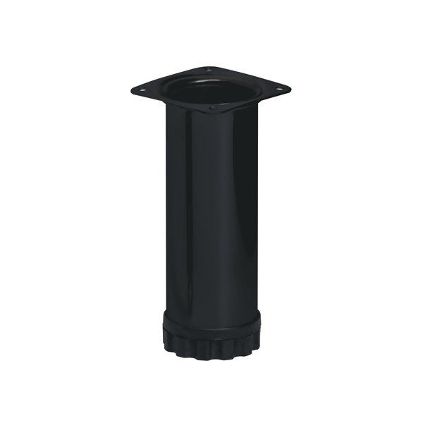 Hafele Mobilya Ayağı Dia 32 Ral9006 150mm Mat Siyah Renk