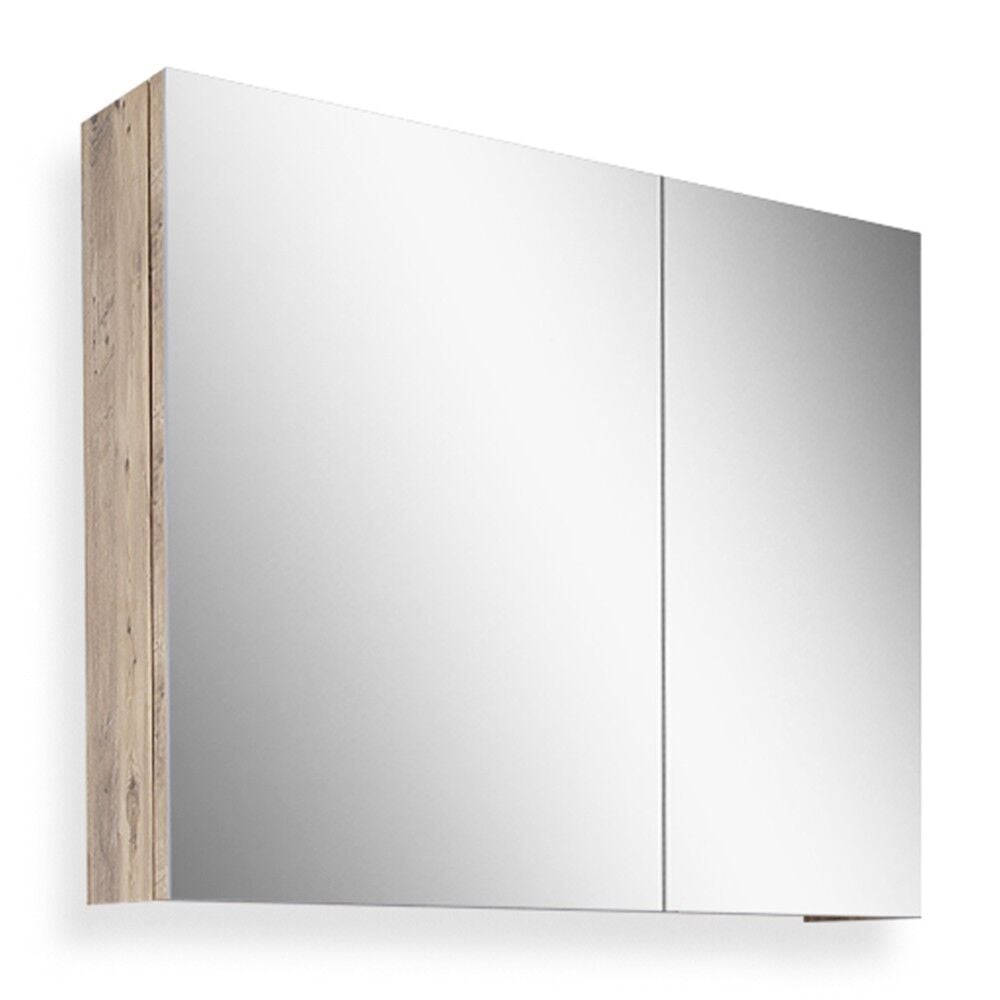 Teta Home Yalova 80 cm Mdf Banyo Aynalı Üst Dolap
