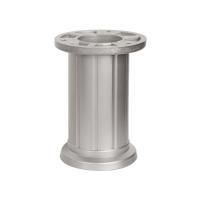 Hafele Latte Plastik Mobilya Ayağı 100mm, Mat Krom Renk