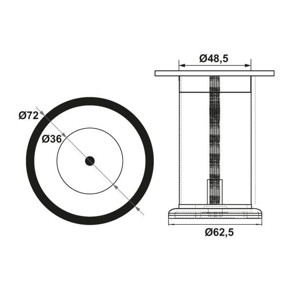 Hafele Latte Plastik Mobilya Ayağı 100mm, Mat Krom Renk