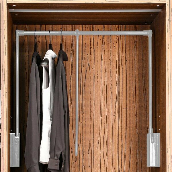 Hafele Gardırop Asansörü 2004 600-1000 Açık Gri