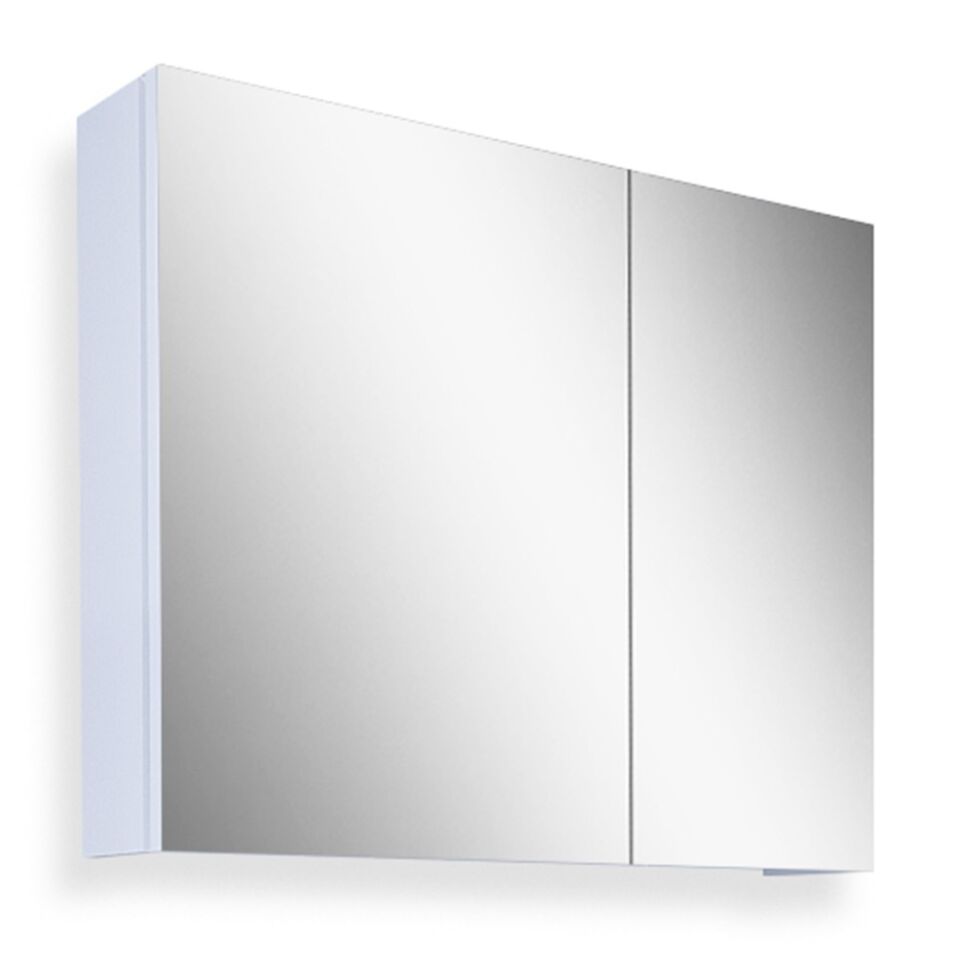 Teta Home Yalova 80 cm Mdf Banyo Aynalı Üst Dolap Beyaz