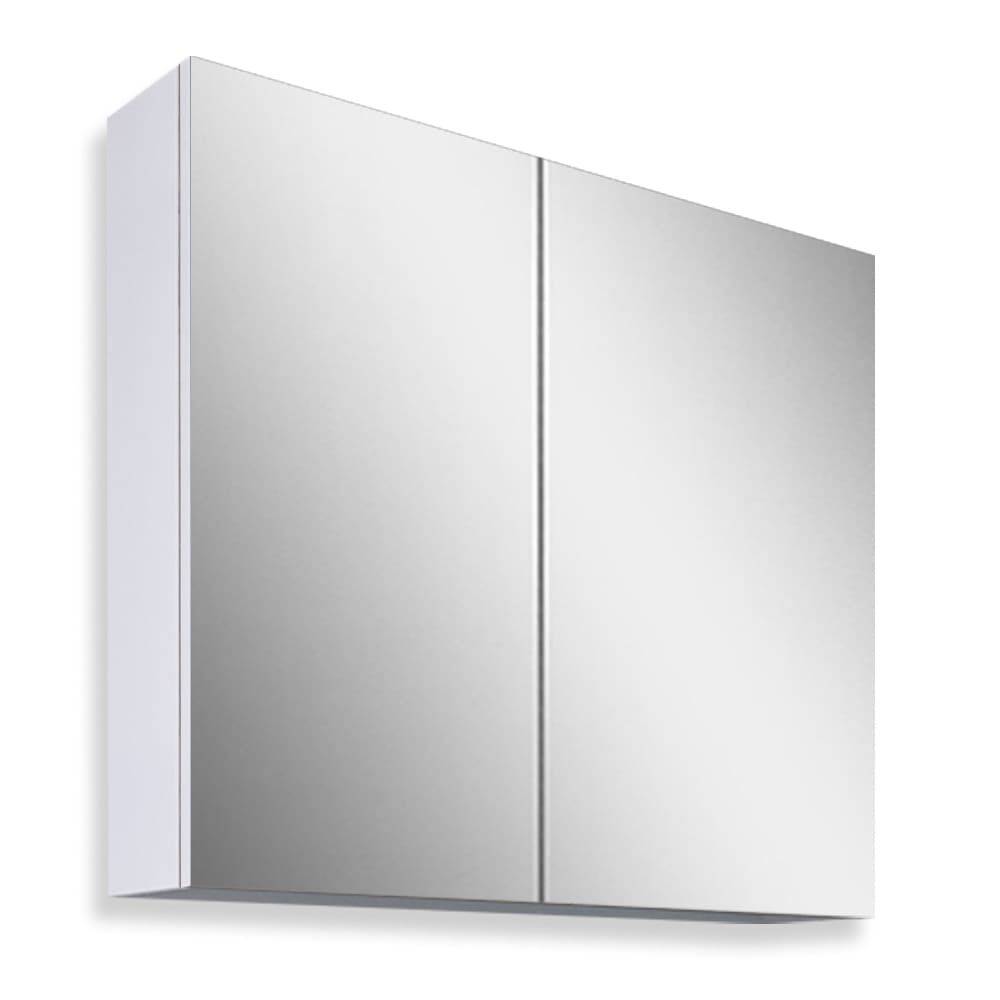 Teta Home Yalova 80 cm Mdf Banyo Aynalı Üst Dolap Beyaz
