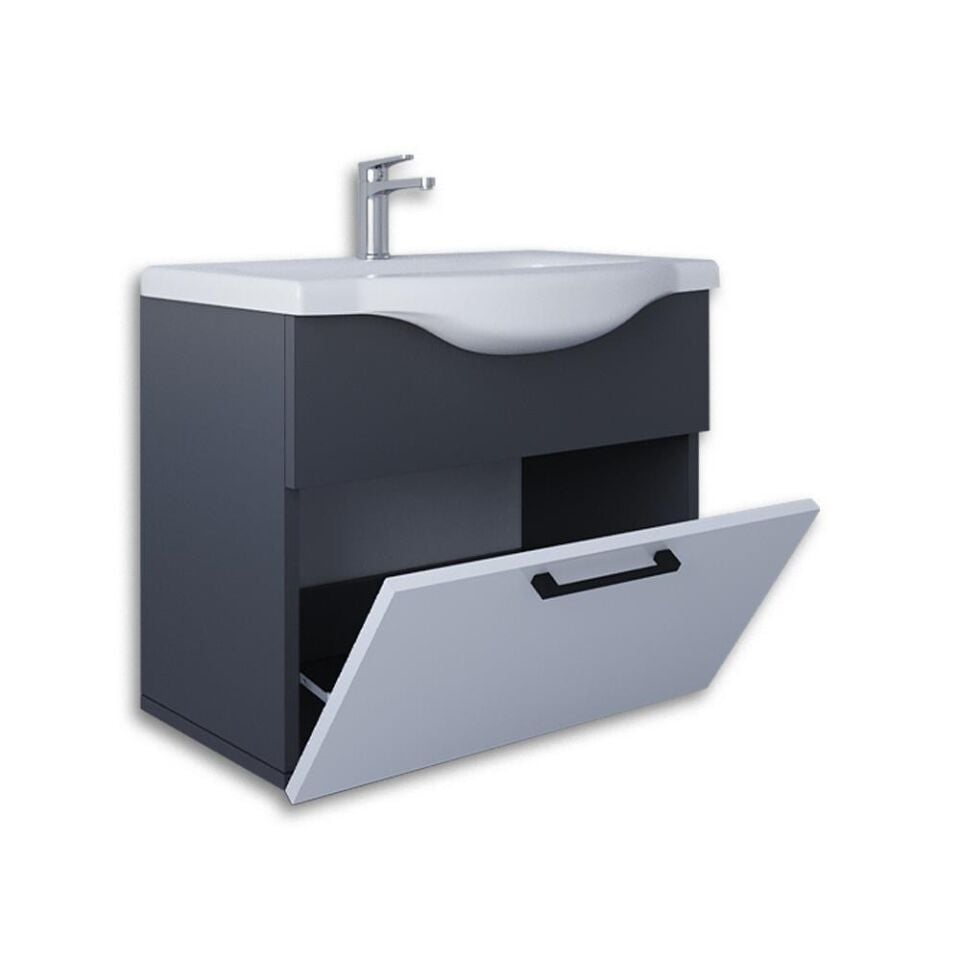 Teta Home Eko 65 cm Mdf Banyo Lavabolu Alt Dolap