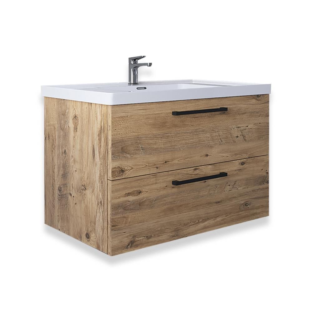 Teta Home Batum 80 cm MDF Banyo Lavabolu Alt Dolap