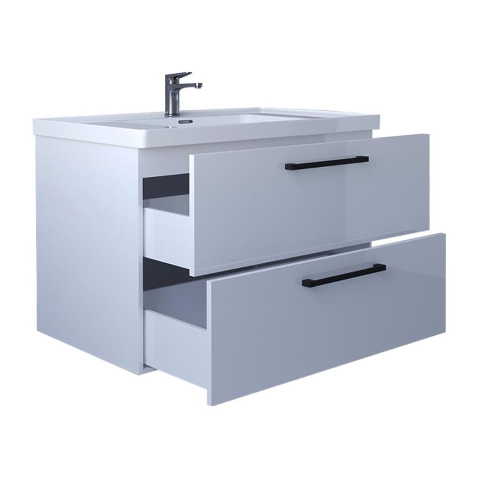 Teta Home Batum 65 cm MDF Banyo Lavabolu Alt Dolap