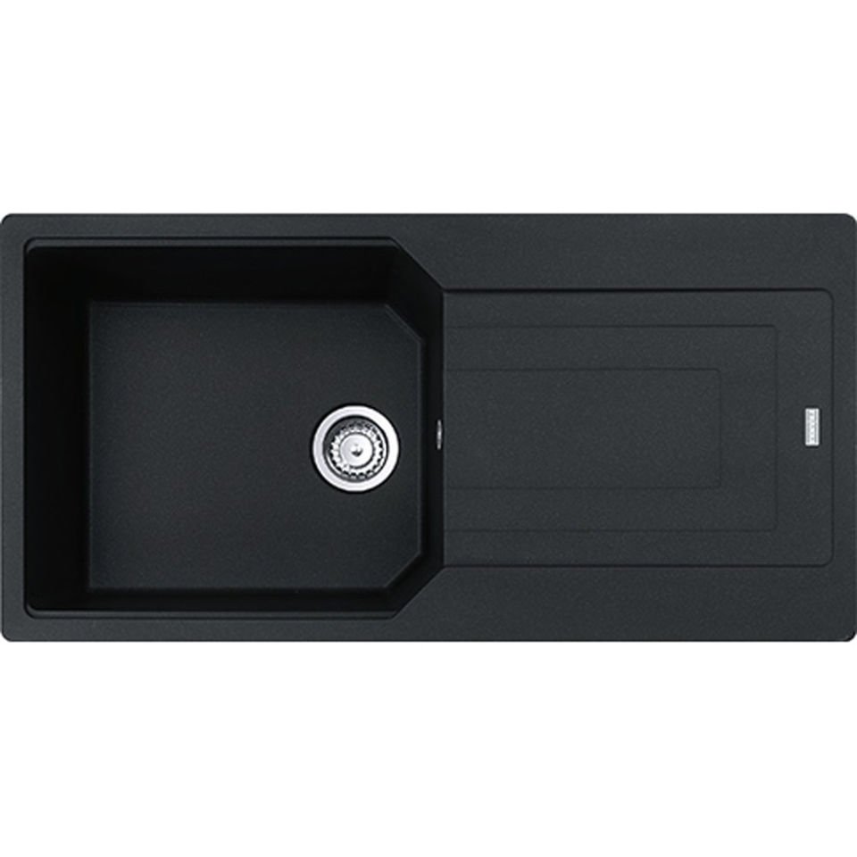 Franke Urban Ubg 611-100 Nero Tek Gözlü Damlalıklı Granit Eviye