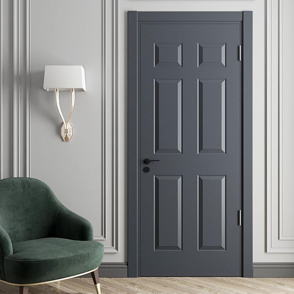 Teta Home Toros Amerikan Panel Kapı WC-Banyo - Antrasit - 87x203 - 18/21