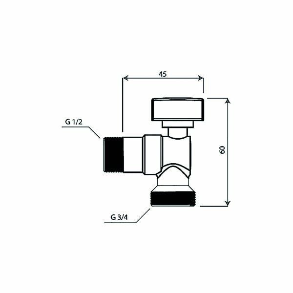 Hafele Mini Çamaşır Musluğu (Rozet Dahil)