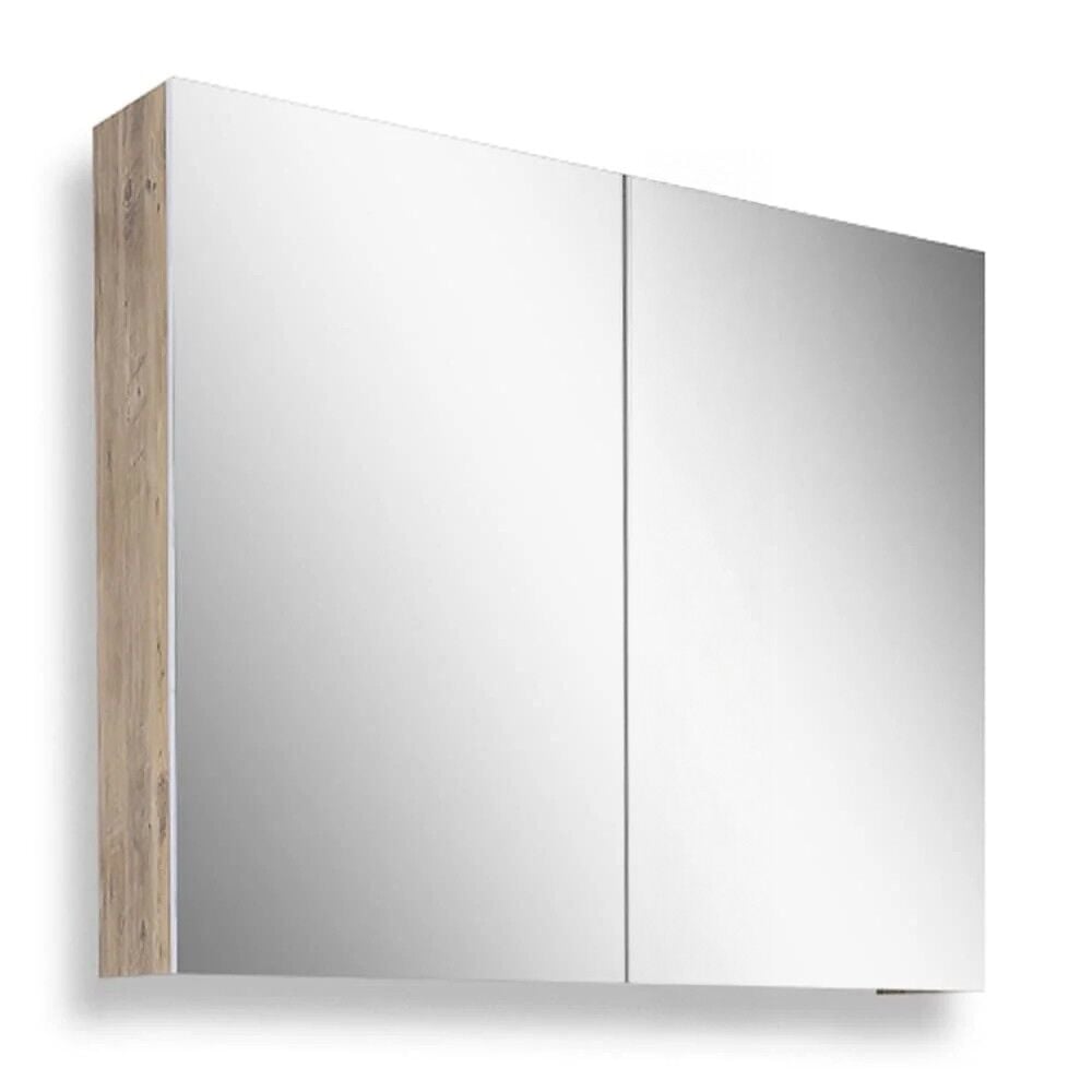 Teta Home Tokyo 65 cm MDF Banyo Aynalı Üst Dolap Atlantik Çam-Beyaz