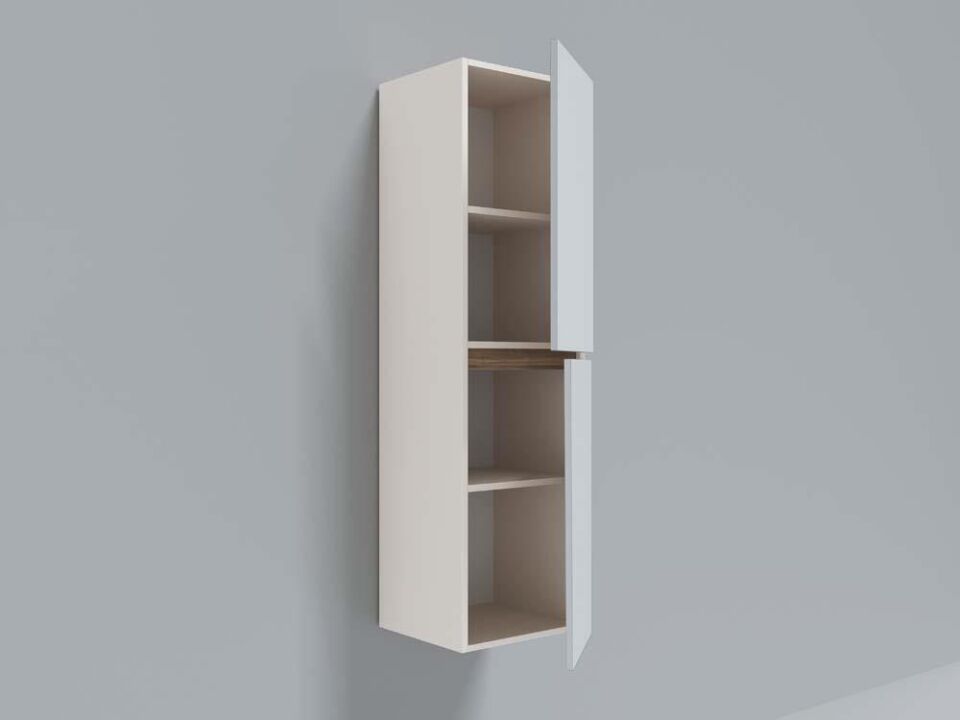 Teta Home Tokyo MDF Banyo Boy Dolabı Krem-Beyaz