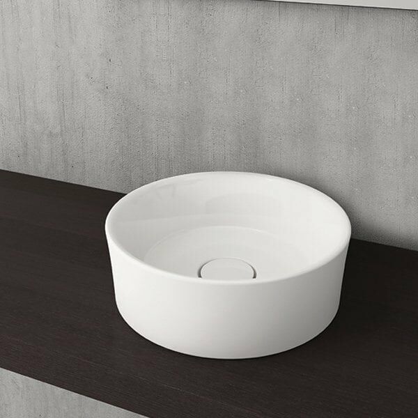 Hafele Banyo Lavabosu Bonita R II 382x115mm Parlak Beyaz Renk