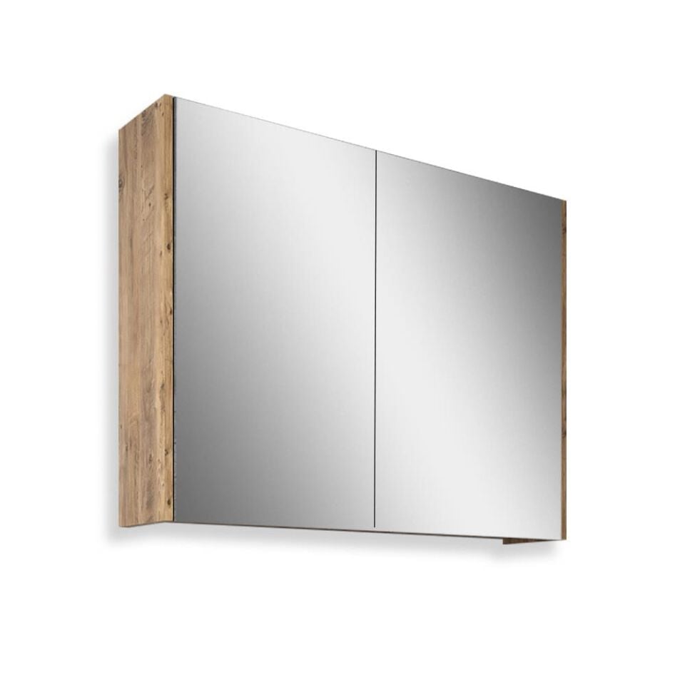 Teta Home Mersin 65 cm MDF Banyo Aynalı Üst Dolap