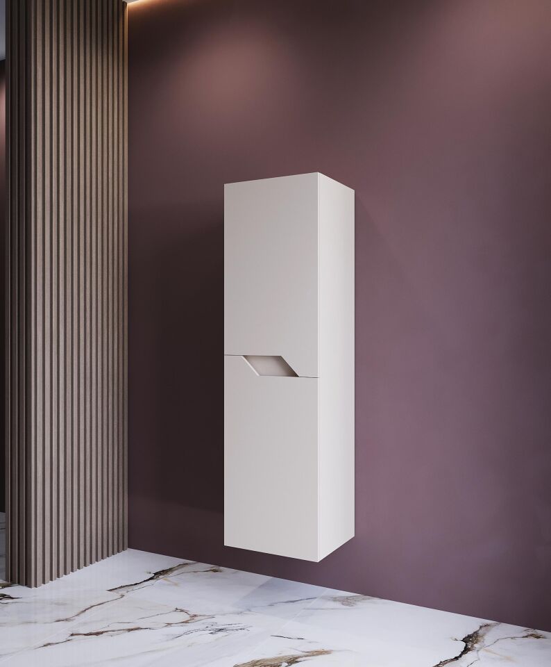 Teta Home Napoli MDF Banyo Boy Dolabı Krem