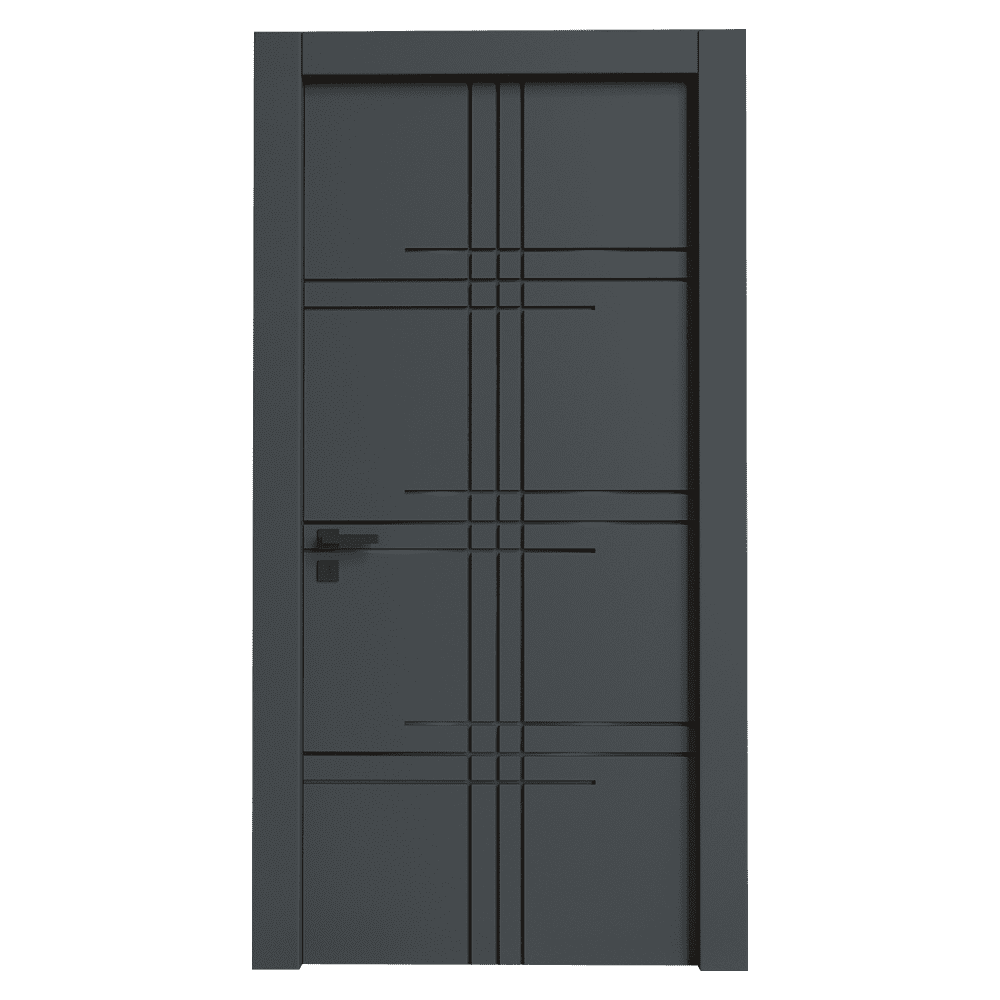 Teta Home S-7001 İç Oda Mdf Lake Kapı Antrasit - Oda - 77x203 - 10/13