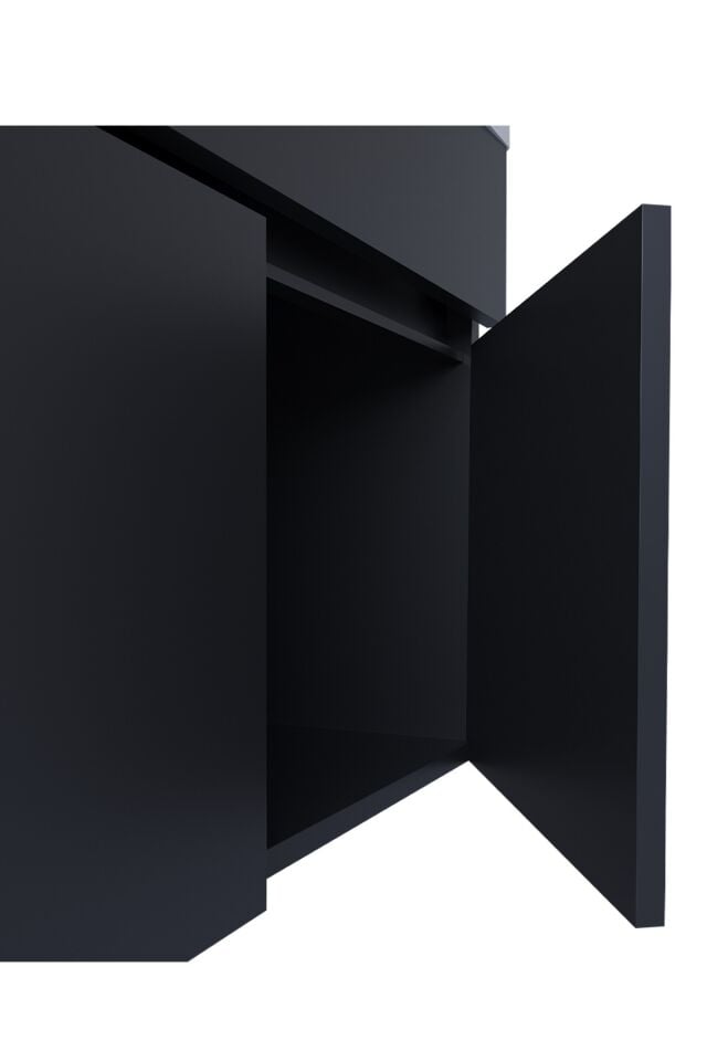 Teta Home Kahire 65 cm MDF Banyo Dolabı Seti Antrasit