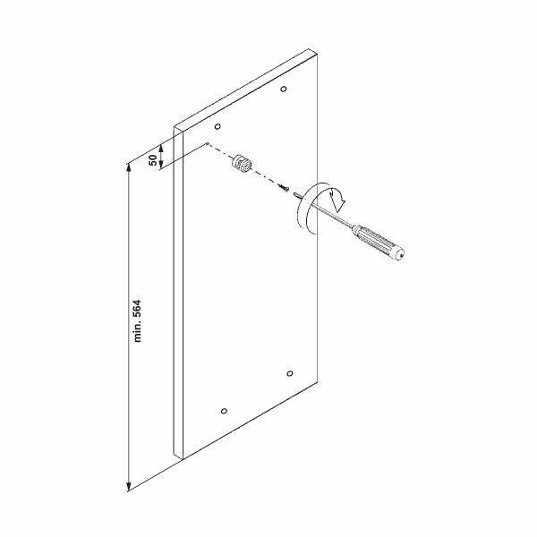 Hafele Çamaşır Sepeti Boxy 430cm Antrasit Renk