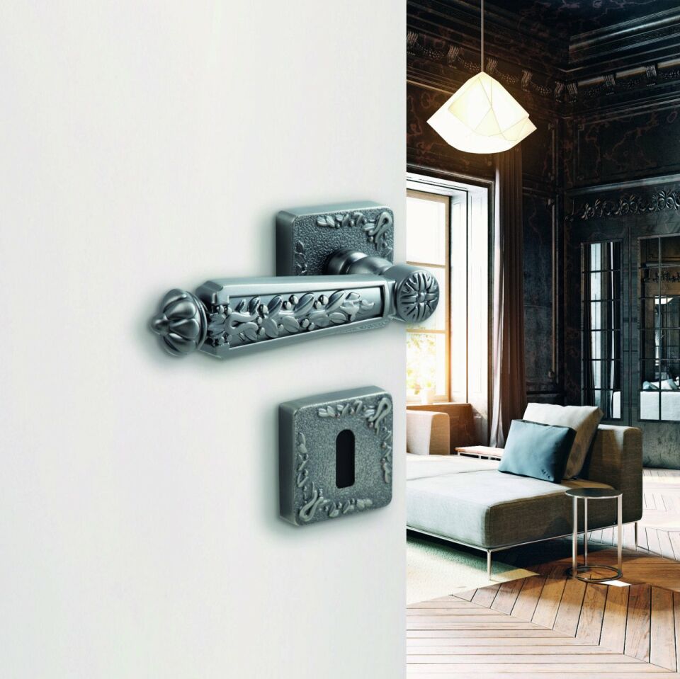 Hafele Kapı Kolu Seti Ruby Oda Antik Gümüş