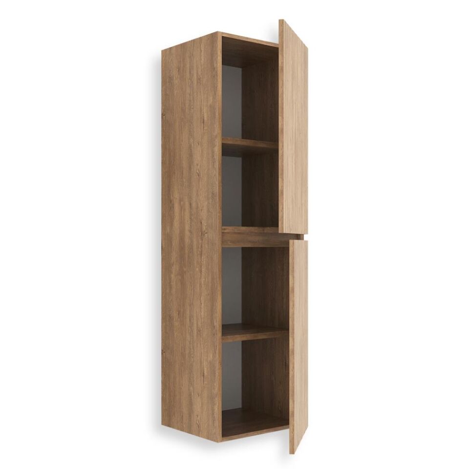 Teta Home Tokyo MDF Banyo Boy Dolabı Kafkas Meşe