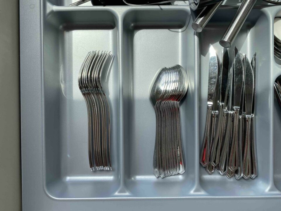 Hafele Smart Çatal Kaşıklık Gümüş Renk, 44x48cm